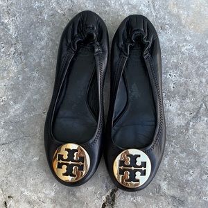 TORY BURCH Minnie Ballet Flat Leather